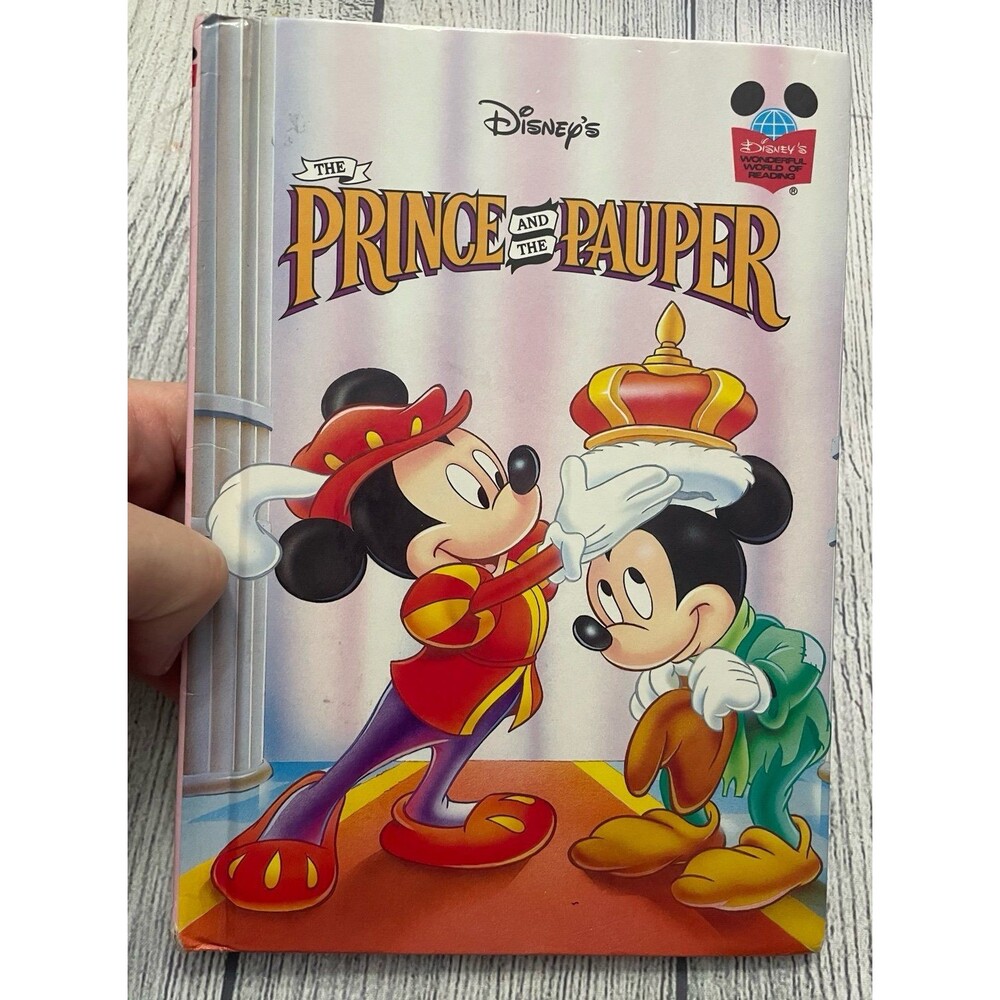Vintage Vtg Walt Disney’s The Prince and the Pauper Hardcover Book, 1993
